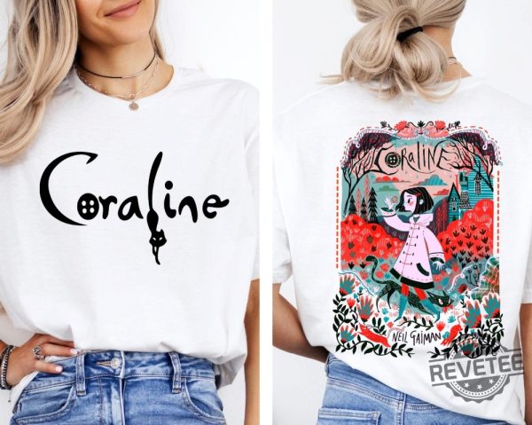 Coraline T Shirt Spooky Movie Halloween Shirt Halloween Coraline Tee Spooky Coraline Doll Sweatshirt revetee 7