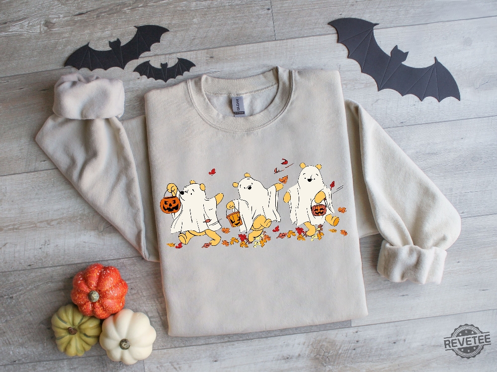 Retro Pooh Ghost Halloween Shirt Winnie The Pooh Halloween Shirt Winnie The Pooh Halloween Shirt