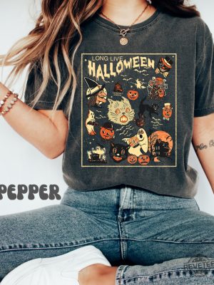 Retro Halloween Shirt Long Live Halloween Vintage Halloween Shirt Retro Halloween Spirit Halloween revetee 2