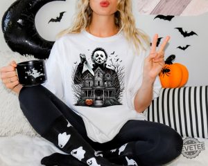 Horror Movie Shirts Horror Movie Shirt Halloween Horror Movie Characters Shirt Halloween Serial Killer Shirt revetee 3