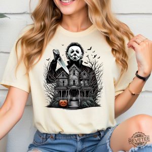 Horror Movie Shirts Horror Movie Shirt Halloween Horror Movie Characters Shirt Halloween Serial Killer Shirt revetee 7