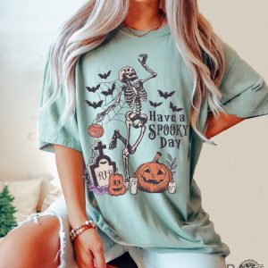 Have A Spooky Day T Shirt Halloween Shirt Gift For Halloween Iprintasty Halloween Skeleton Fall Halloween revetee 6