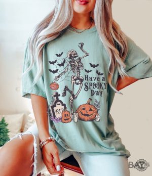 Have A Spooky Day T Shirt Halloween Shirt Gift For Halloween Iprintasty Halloween Skeleton Fall Halloween revetee 6