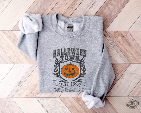 Halloweentown University Sweatshirt Halloween Town Est 1998 Sweatshirt Halloweentown University Sweatshirt revetee 1