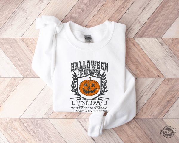 Halloweentown University Sweatshirt Halloween Town Est 1998 Sweatshirt Halloweentown University Sweatshirt revetee 4