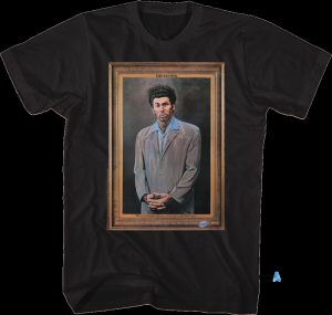 funny great kramer seinfeld shirt worn by ump during mlb game