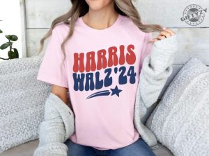 Retro Kamala Political Shirt Harris Walz 24 Sweatshirt Kamala Harris Women Hoodie Tim Walz Tshirt Election 2024 First Female Support Shirt giftyzy 3