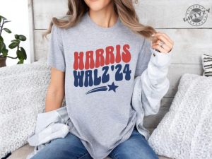 Retro Kamala Political Shirt Harris Walz 24 Sweatshirt Kamala Harris Women Hoodie Tim Walz Tshirt Election 2024 First Female Support Shirt giftyzy 4