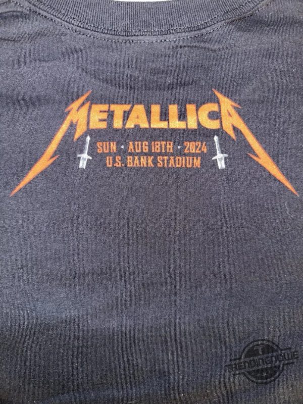 Metallica Minneapolis Shirt Metallica Minneapolis Exclusive Shirt Metallica Official Minneapolis Night T Shirt trendingnowe 2