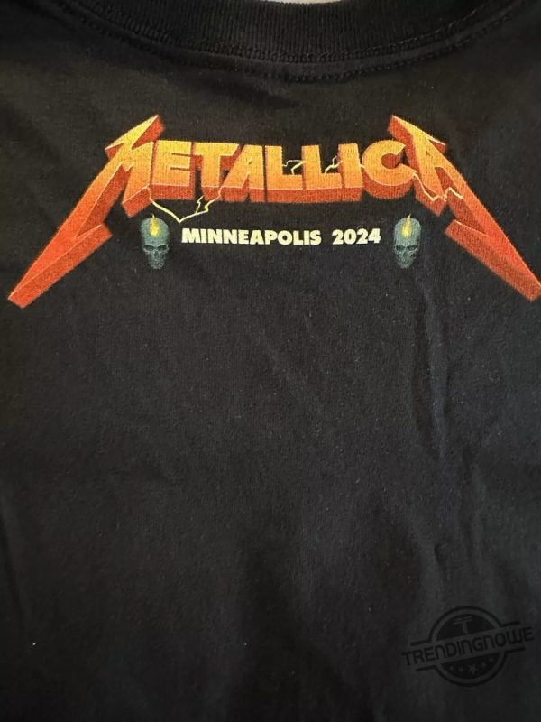 Limited Metallica Minneapolis Shirt Metallica Minneapolis Exclusive Shirt Metallica Official Minneapolis Night T Shirt trendingnowe 2