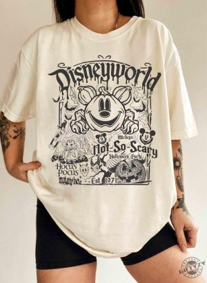 Disneyworld Est.1971 Halloween Shirt Mickeys Not So Scary Party Tshirt Hocus Pocus Hoodie Disney Halloween Sweatshirt Halloween Gift giftyzy 2