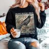 Funny Crows Before Bros Vintage Crow Shirt Vintage Raven Sweatshirt Goblincore Witchy Hoodie Halloween Tshirt Dark Academia Clothing giftyzy 7