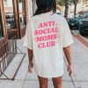 Anti Social Moms Club Shirt Gift For Mom Anti Social Social Club Shirt revetee 1