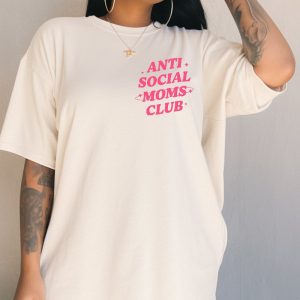 Anti Social Moms Club Shirt Gift For Mom Anti Social Social Club Shirt revetee 4