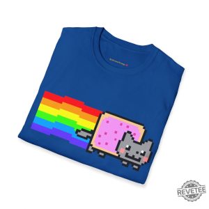 Custom Cute Kawaii Anime Manga Videogame Personalized Gamer Nyan Cosplay Kawaii Poptart Cat Unisex Shirt revetee 2