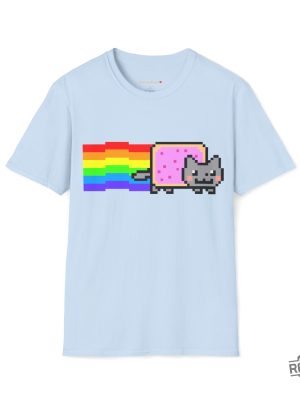 Custom Cute Kawaii Anime Manga Videogame Personalized Gamer Nyan Cosplay Kawaii Poptart Cat Unisex Shirt revetee 3