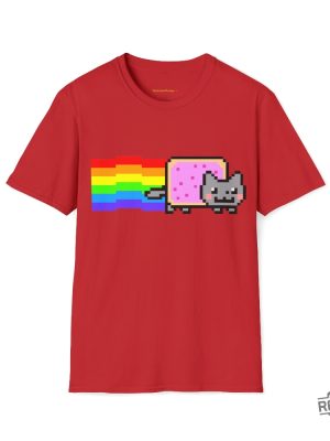 Custom Cute Kawaii Anime Manga Videogame Personalized Gamer Nyan Cosplay Kawaii Poptart Cat Unisex Shirt revetee 4