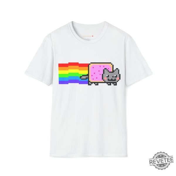 Custom Cute Kawaii Anime Manga Videogame Personalized Gamer Nyan Cosplay Kawaii Poptart Cat Unisex Shirt revetee 8