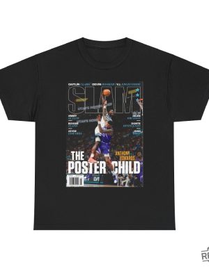 Anthony Edwards Minnesota Timberwolves Nba Slam Cover Tee Shirt revetee 3