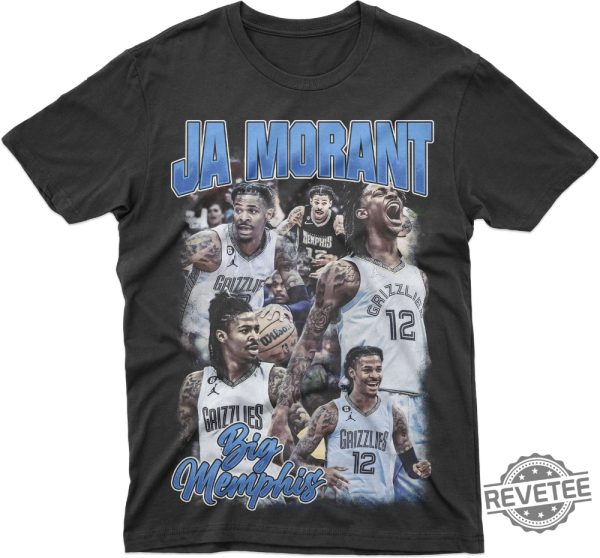 Ja Morant Memphis Grizzlies T Shirt Ja Morant Shirt revetee 1