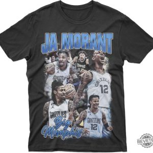 Ja Morant Memphis Grizzlies T Shirt Ja Morant Shirt revetee 2