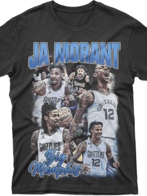 Ja Morant Memphis Grizzlies T Shirt Ja Morant Shirt revetee 2