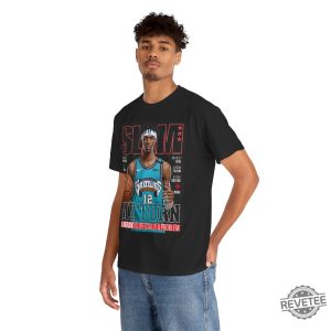 Ja Morant Memphis Grizzlies Slam Cover Tee Shirt Ja Morant Shirt revetee 5