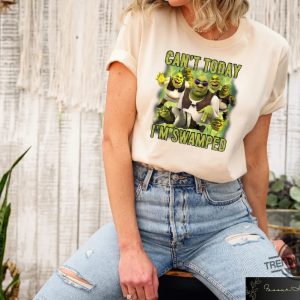 Target Shrek Shirt Cant Today Im Swamped Shirt Shrek Funny Trending Shirt Fiona And Shrek Tshirt Shrek Face Meme Shirt trendingnowe 2