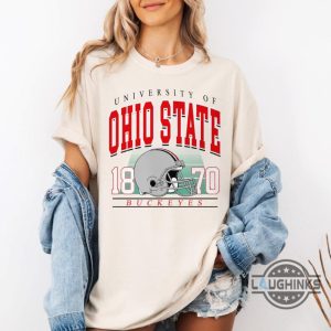 retro university of ohio state buckeyes sweatshirt t shirt hoodie est 1870