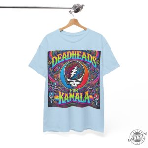 Deadheads For Kamala Shirt Grateful Dead Fans Supporting Kamala Harris For President In 2024 Psychedelic Trippy Shirt giftyzy 5