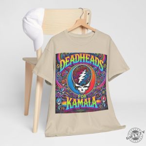 Deadheads For Kamala Shirt Grateful Dead Fans Supporting Kamala Harris For President In 2024 Psychedelic Trippy Shirt giftyzy 7