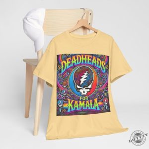 Deadheads For Kamala Shirt Grateful Dead Fans Supporting Kamala Harris For President In 2024 Psychedelic Trippy Shirt giftyzy 8