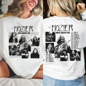 Blvckstyle Hozier Tshirt Hozier Unreal Vintage Music Tour Hoodie Hozier Concert Tour 2024 Bootleg 90S Sweatshirt 2 Side Unisex Shirt giftyzy 3