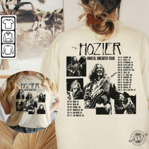 Blvckstyle Hozier Tshirt Hozier Unreal Vintage Music Tour Hoodie Hozier Concert Tour 2024 Bootleg 90S Sweatshirt 2 Side Unisex Shirt giftyzy 4