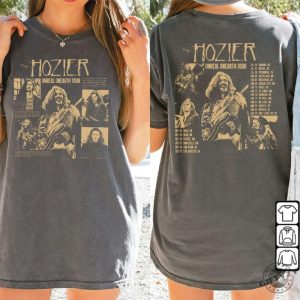 Blvckstyle Hozier Tshirt Hozier Unreal Vintage Music Tour Hoodie Hozier Concert Tour 2024 Bootleg 90S Sweatshirt 2 Side Unisex Shirt giftyzy 6