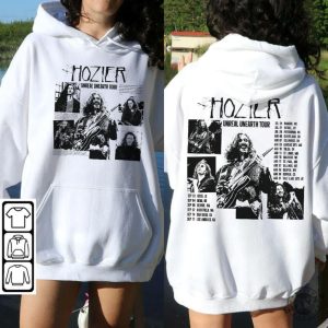 Blvckstyle Hozier Tshirt Hozier Unreal Vintage Music Tour Hoodie Hozier Concert Tour 2024 Bootleg 90S Sweatshirt 2 Side Unisex Shirt giftyzy 7