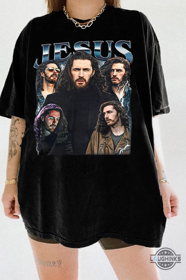 vintage hozier jesus bootleg graphic tee shirt