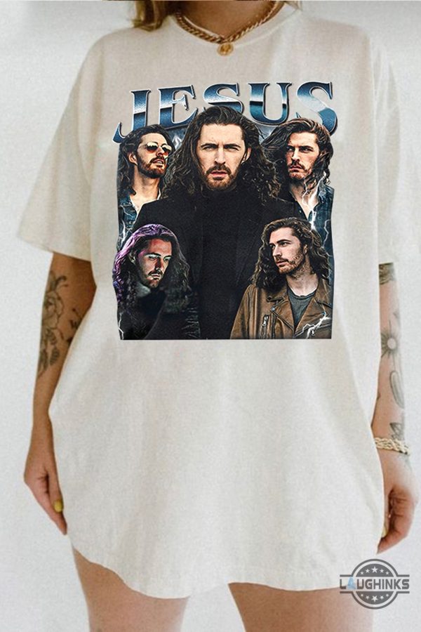 vintage hozier jesus bootleg graphic tee shirt