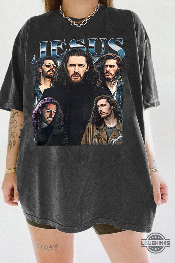 vintage hozier jesus bootleg graphic tee shirt