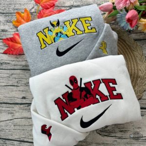 deadpool x wolverine embroidered sweatshirt t shirt hoodie matching gift for best friends couples marvel fans laughinks 2