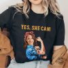 Yes She Can Shirt Kamala Harris Yes She Can Shirt Kamala For President Shirt Madam President Unisex T Shirt Sweatshirt trendingnowe 1