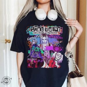 Avril Lavigne 2024 Tour Shirt Avril Lavigne Fan Sweatshirt Avril Lavigne 2024 Greatest Hits Tour Tshirt Avril Lavigne Concert Shirt giftyzy 3