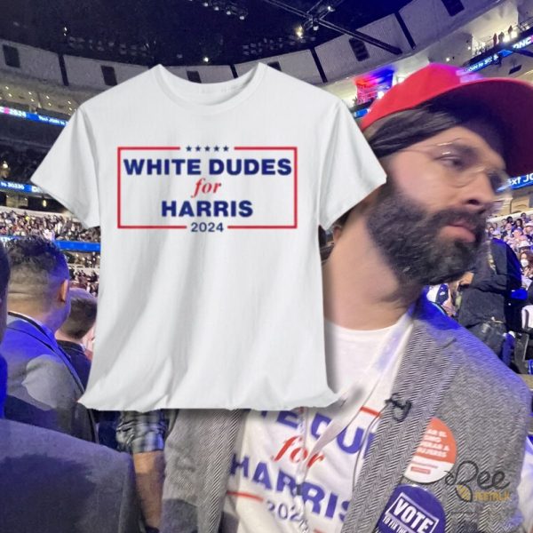 matt walsh white dudes for harris 2024 shirt at the dnc