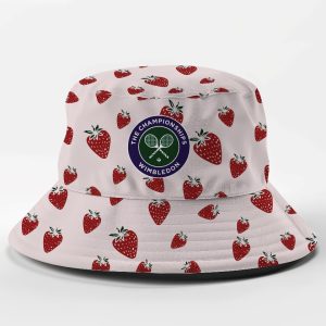 the championships wimbledon strawberry bucket hat