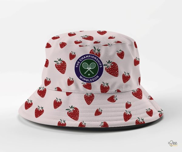 the championships wimbledon strawberry bucket hat