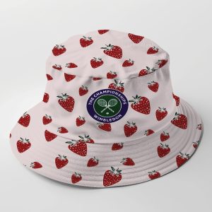 the championships wimbledon strawberry bucket hat