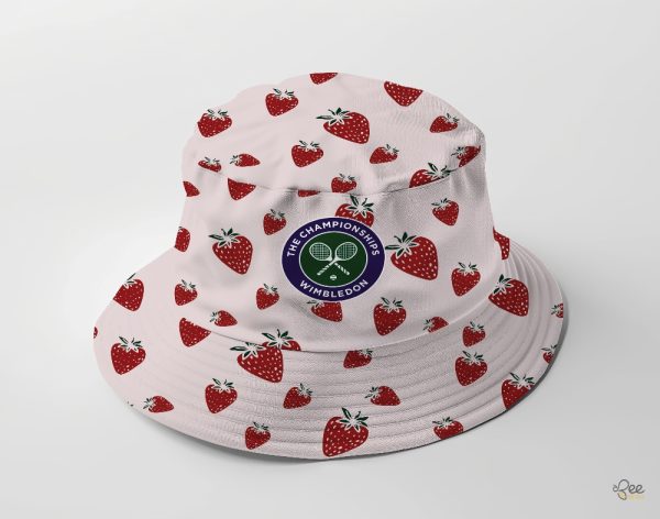 the championships wimbledon strawberry bucket hat