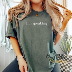 kamala harris im speaking embroidered t shirt sweatshirt hoodie