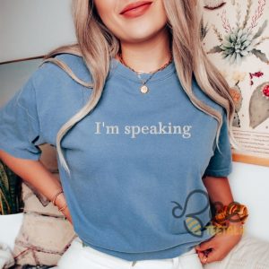 kamala harris im speaking embroidered t shirt sweatshirt hoodie