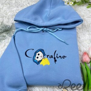 coraline embroidered sweatshirt t shirt hoodie